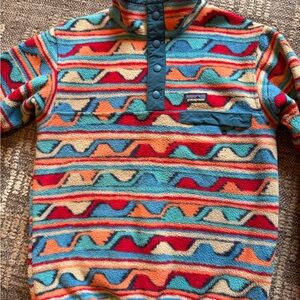 Patagonia Kids Geometric Synchilla Fleece